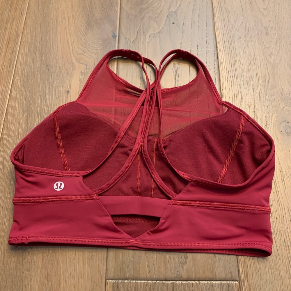 Lululemon Star Ruby Wake & Train Long Line Bra Si… - image 5